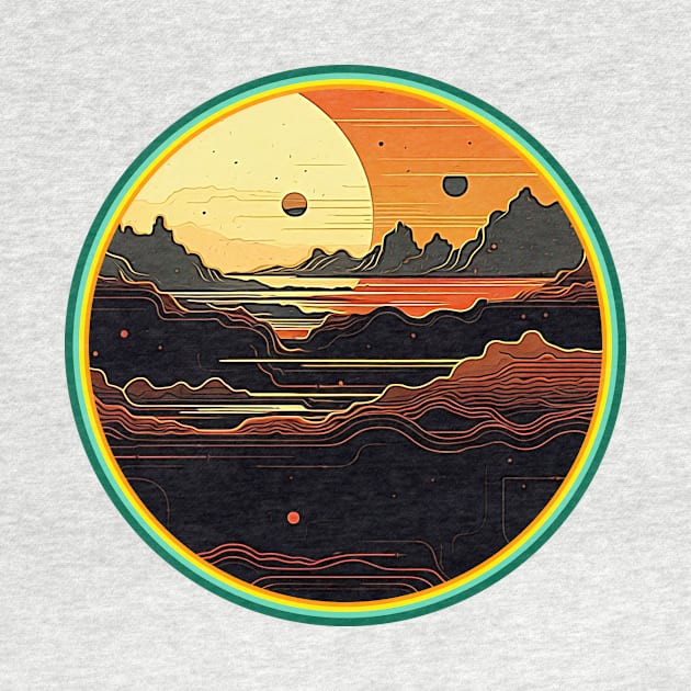 Sunset Other Planet by KLASYUS CLAY